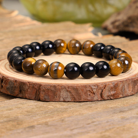 Necklace Set 108 Tiger's Eye Yoga Necklace Tassel Sweater Chain m3331304