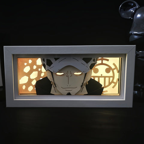 ONE PIECE LUO Paper Carving Lamp Photo Frame