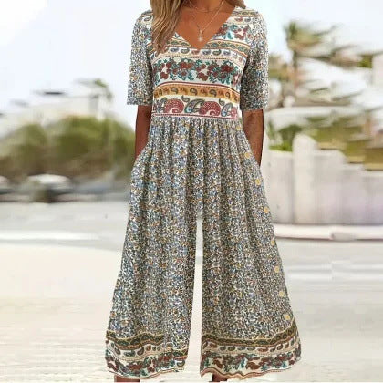 Women's suspender long dress 3D digital printing temperament onesie m301258