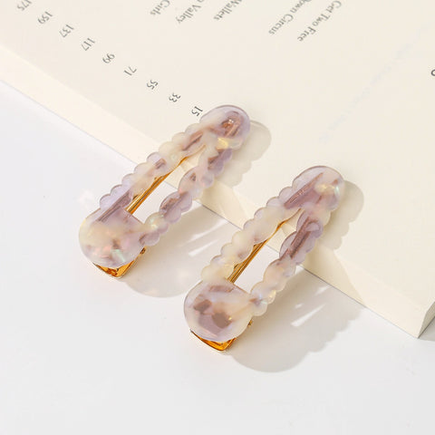 Premium hairpins are blended with gradient waves, lace hair clips, and delicate bangs clips m5010673