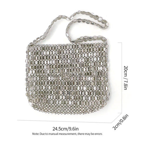 Personality metal small bag retro hollow handbag m3331040