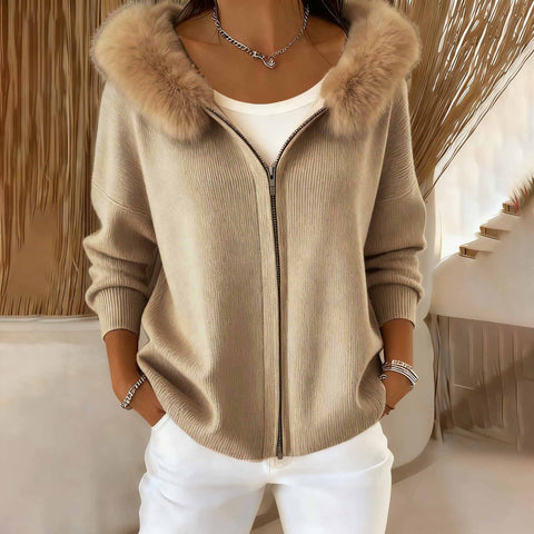 Casual Christmas Hooded Sweater Cardigan Sweater m302111