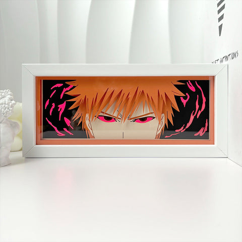 BLEACH Kurosaki Ichigo Paper Carving Lamp Photo Frame