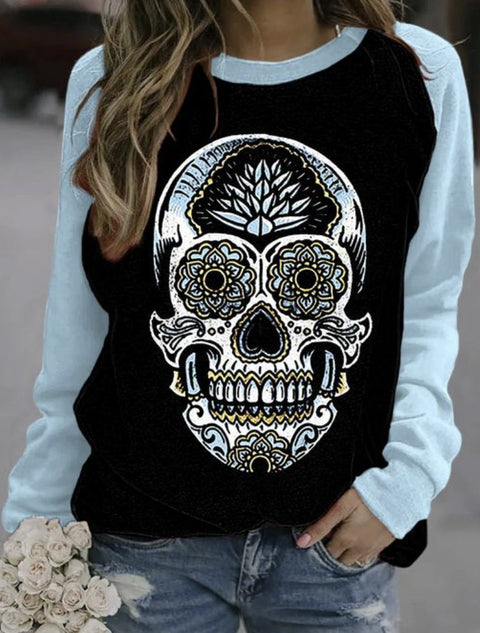 Shoulder long-sleeved women's sweater casual pullover m301750