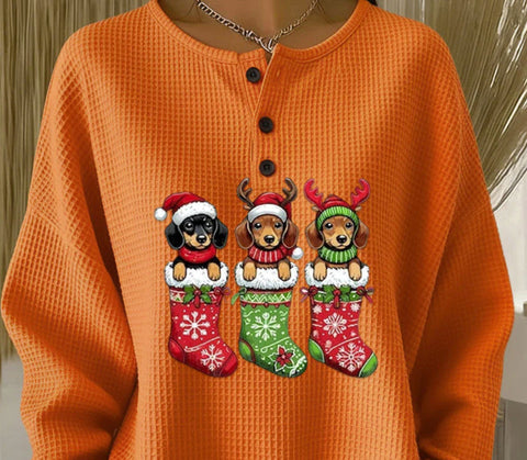 New retro 3D digital printing three-button stand-up collar Polo sweater m302116