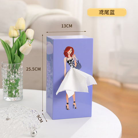Paper storage box Home living room Dining table Modern simple multi-functional paper box m5010684