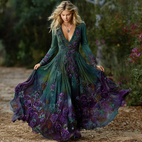 Digital printing American fashion casual Halloween new witch witch dress m302037