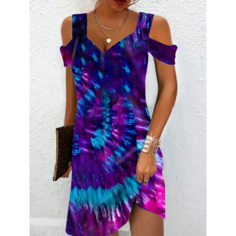 New Printed Elegant Dress M300194