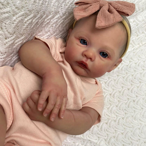 49cm simulation doll loulou awake newborn baby m3331133