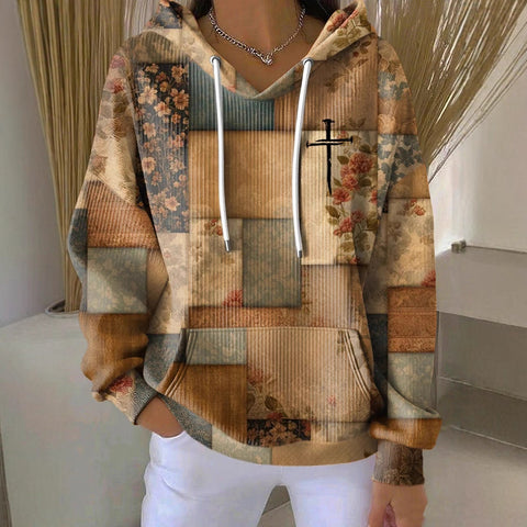 Ladies hooded sweater m302225