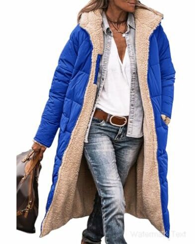 Solid color hooded cotton clothes long sleeves double-sided wear slim temperament cardigan jacket top m300612