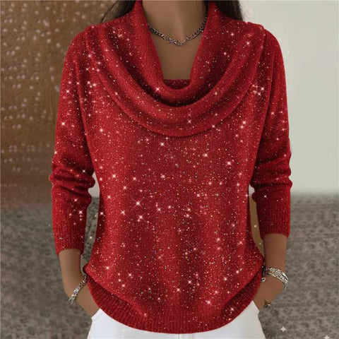 Autumn and winter new solid color long-sleeved top sweater m302155-1