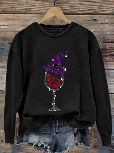 Casual floral 3D printed crew neck sweater m302127