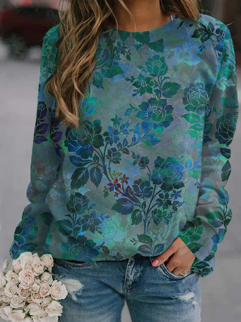 Shoulder long-sleeved women's sweater casual pullover m301750