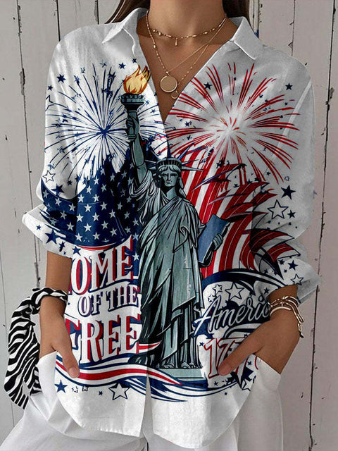 Spring and Autumn Printed Shirt m301705