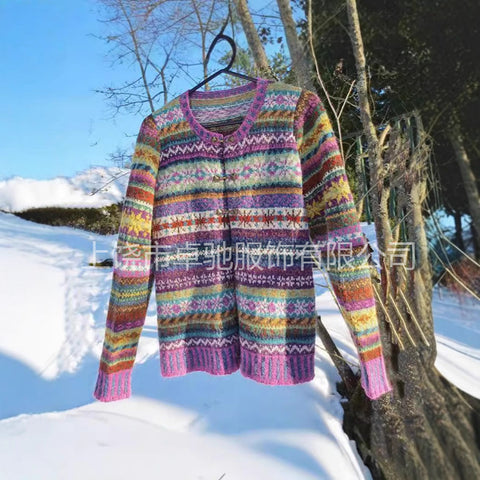 New cardigan knitted jacket women's clothing early spring and autumn source work m301722