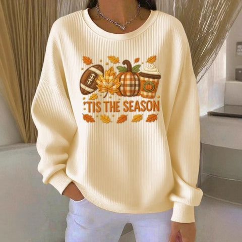 Knitted top snowflake christmas tree mix and match casual commuter sweater m302212