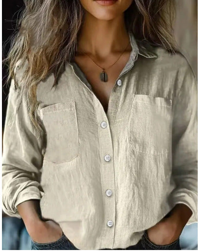 V-neck printed shirt m302770
