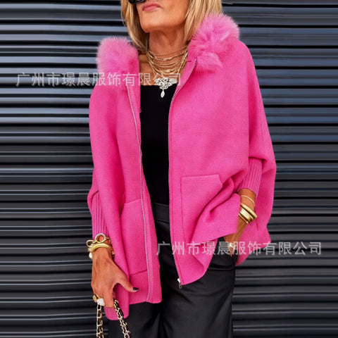 Women's Fashion Comfortable Casual Hooded Loose Jacket Women m302101