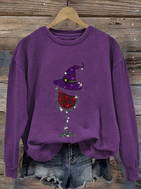 Casual floral 3D printed crew neck sweater m302127