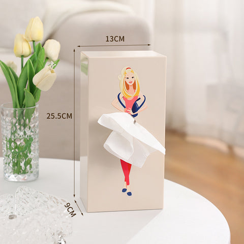 Paper storage box Home living room Dining table Modern simple multi-functional paper box m5010684