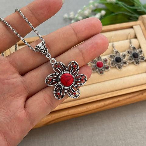 Retro Sunflower Turquoise Set m1915010646