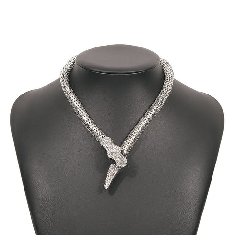 Punk personality hip-hop style accessories cool street shooting show micro-inlaid neck chain m1915010514