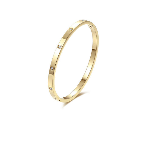 Rose gold titanium steel bracelet for women 1915010452